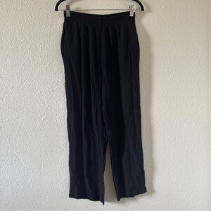 VTG Rexx Women’s Pants Small Black Pullon Elastic Casual Dressy Office Granny